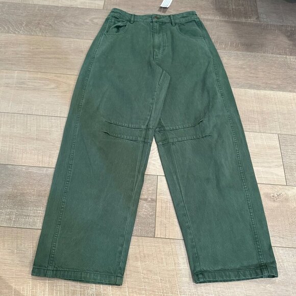 YFB WOMENS GREEN PULL ON PANTS NEW SIZE SMALL - Picture 1 of 7